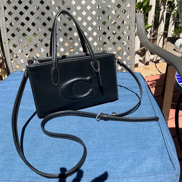 Coach Leather Mini Crossbody - Picture 1 of 10
